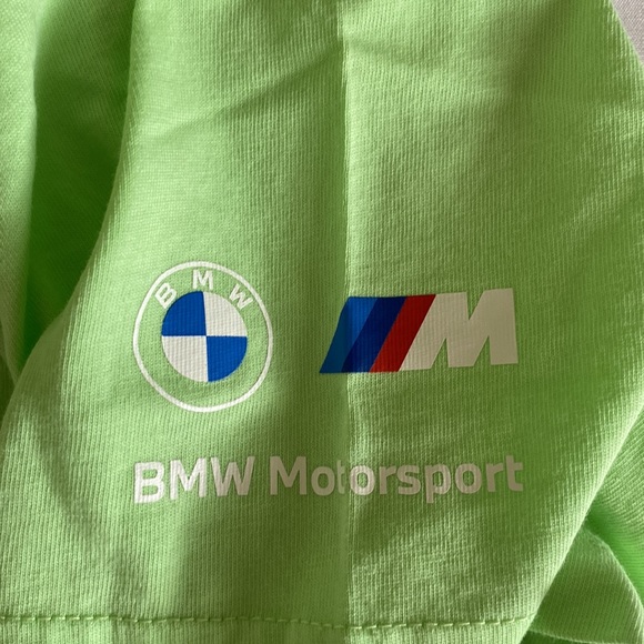 Men’s Puma BMW Motorsport T-Shirt, Green, Size = M - Picture 3 of 5